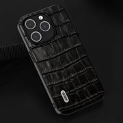 Custodia in vera pelle per iPhone 15 e 14