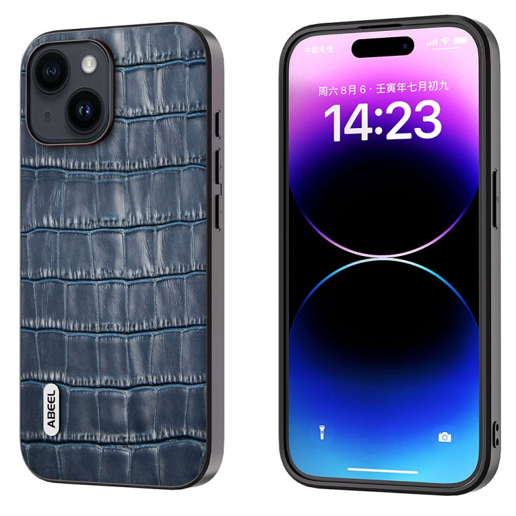 Custodia in vera pelle per iPhone 15 e 14
