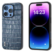 Custodia in vera pelle per iPhone 16 e 15