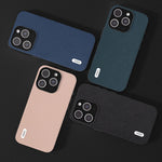 Custodia in vera pelle per iPhone 15 e 14