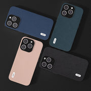 Custodia in vera pelle per iPhone 15 e 14
