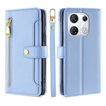 Custodia per telefono in pelle con portafoglio con cerniera a tracolla Lite Sheep Texture, For Infinix Note Edge 5G, For Infinix Smart 20 4G, For Infinix Note 60 5G, For Infinix Hot 60 5G, For Infinix Hot 60 Pro+ 4G, For Infinix Hot 60 Pro 4G          ...
