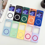 Custodia per telefono PC antiurto magnetica Skin Feel Magsafe, For Samsung Galaxy Z Flip5