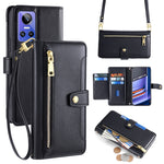 Custodia per telefono in pelle con portafoglio con cerniera a tracolla Lite Sheep Texture, For Realme C30 4G / Narzo 50i Prime, For Realme C31, For Realme GT Neo 3, For Realme 9 Pro+