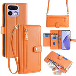 Custodia per telefono in pelle con portafoglio con cerniera a tracolla Lite Sheep Texture, For Realme 16 5G Global, For Realme 16 Pro+ 5G, For Realme 16 Pro 5G, For Realme P4x 5G