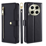 Custodia per telefono in pelle con portafoglio con cerniera a tracolla Lite Sheep Texture, For Tecno Camon 30, For Tecno Pova 5 Pro, For Tecno Pova Neo 3, For Tecno Camon 20 Premier 5G