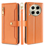 Custodia per telefono in pelle con portafoglio con cerniera a tracolla Lite Sheep Texture, For Tecno Camon 30, For Tecno Pova 5 Pro, For Tecno Pova Neo 3, For Tecno Camon 20 Premier 5G