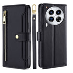Custodia per telefono in pelle con portafoglio con cerniera a tracolla Lite Sheep Texture, For Tecno Spark 30 4G, For Tecno Pova 6 Neo 5G, For Tecno Camon 30 Premier 5G, For Tecno Camon 30 Pro 5G