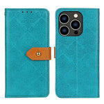 Custodia in pelle floreale per iPhone 15 e 16