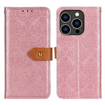 Custodia in pelle floreale per iPhone 15 e 16