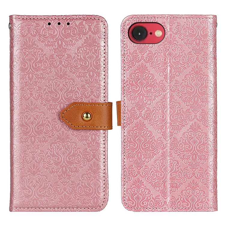 Custodia in pelle floreale per iPhone 15 e 16