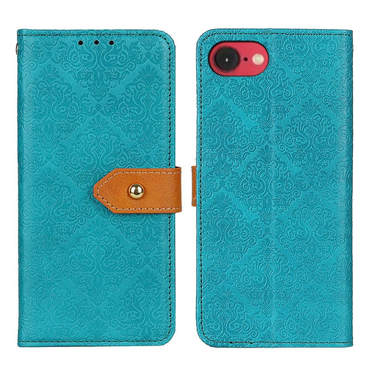 Custodia in pelle floreale per iPhone 15 e 16