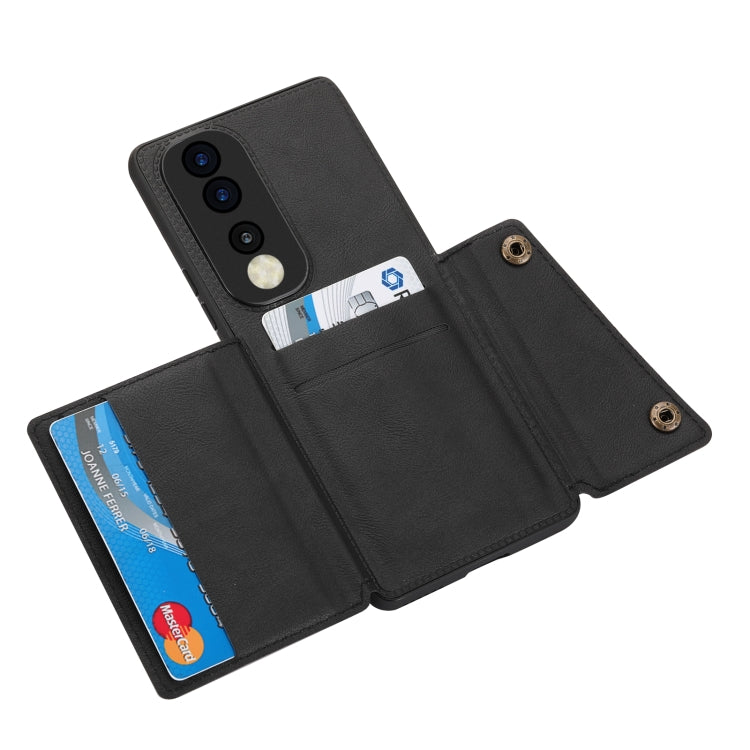 Custodia magnetica per telefono con doppia fibbia, For Honor 90