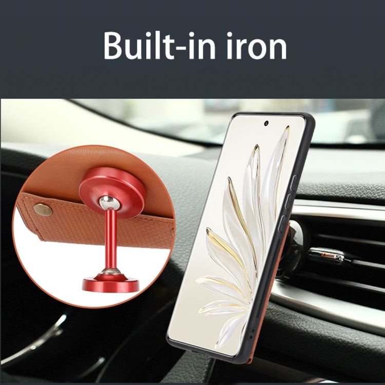 Custodia magnetica per telefono con doppia fibbia, For Honor 90