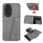 Custodia magnetica per telefono con doppia fibbia, For Honor 300, For Honor 200, For Honor 200 Pro, For Honor 90 Pro