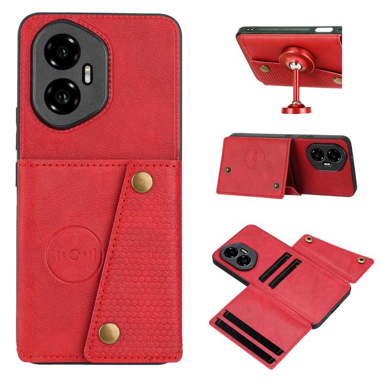 Custodia magnetica per telefono con doppia fibbia, For Honor 300, For Honor 200, For Honor 200 Pro, For Honor 90 Pro