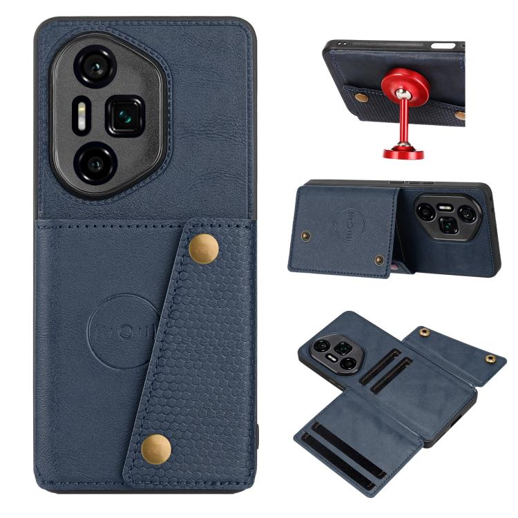 Custodia magnetica per telefono con doppia fibbia, For Honor 400 Pro Global 160.8mm, For Honor 400 Global 156.5mm, For Honor 300 Ultra, For Honor 300 Pro