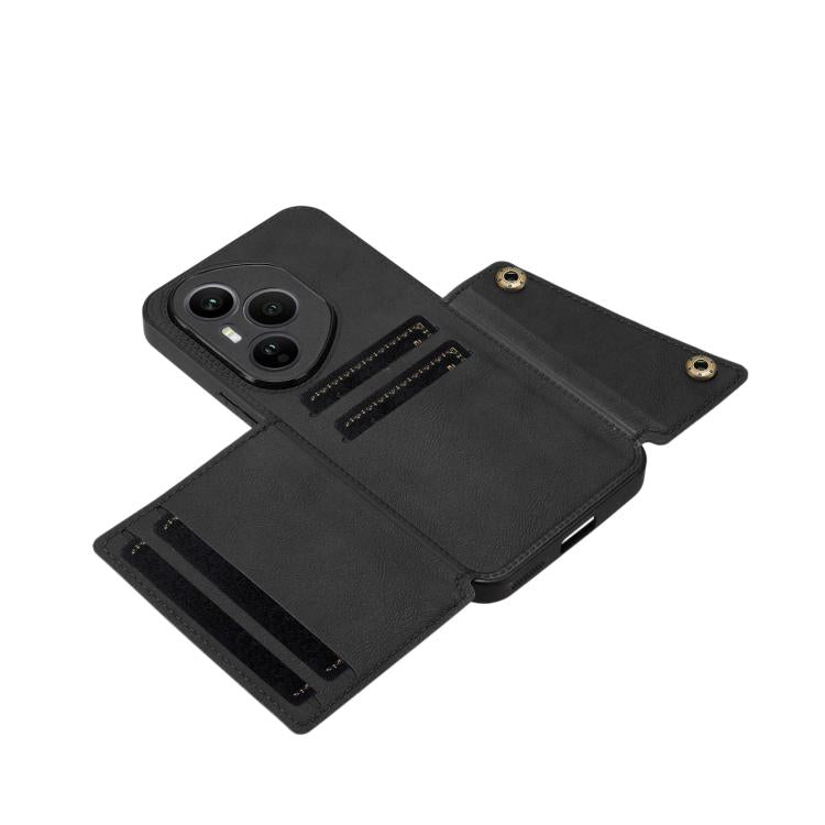 Custodia magnetica per telefono con doppia fibbia, For Honor 400 Pro Global 160.8mm, For Honor 400 Global 156.5mm, For Honor 300 Ultra, For Honor 300 Pro