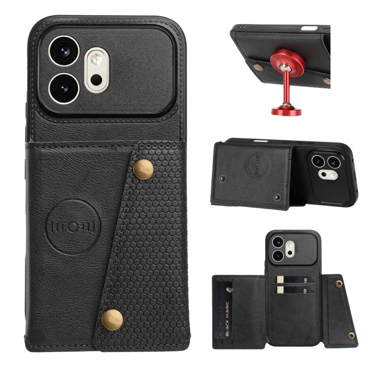 Custodia magnetica per telefono con doppia fibbia, For Honor 600 Pro 5G Global, For Honor 600 5G Global, For Honor 600 Lite 5G Global, For Honor X6c 4G