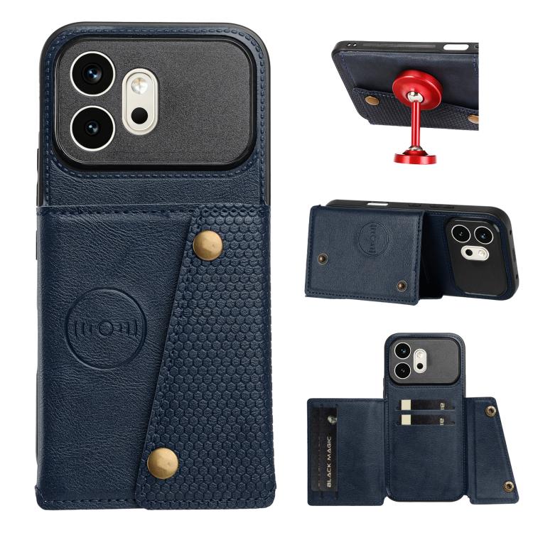 Custodia magnetica per telefono con doppia fibbia, For Honor 600 Pro 5G Global, For Honor 600 5G Global, For Honor 600 Lite 5G Global, For Honor X6c 4G