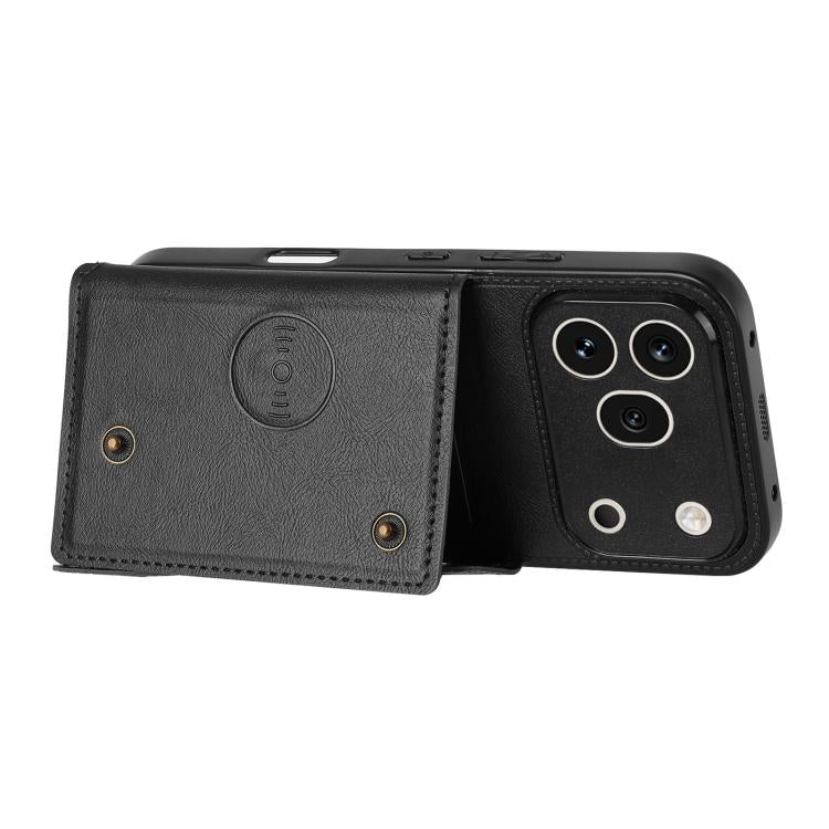 Custodia magnetica per telefono con doppia fibbia, For Honor 600 Pro 5G Global, For Honor 600 5G Global, For Honor 600 Lite 5G Global, For Honor X6c 4G