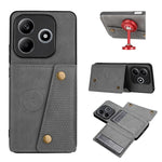 Custodia magnetica per telefono con doppia fibbia, For Honor 600 Pro 5G Global, For Honor 600 5G Global, For Honor 600 Lite 5G Global, For Honor X6c 4G