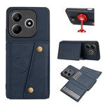 Custodia magnetica per telefono con doppia fibbia, For Honor 600 Pro 5G Global, For Honor 600 5G Global, For Honor 600 Lite 5G Global, For Honor X6c 4G