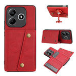 Custodia magnetica per telefono con doppia fibbia, For Honor 600 Pro 5G Global, For Honor 600 5G Global, For Honor 600 Lite 5G Global, For Honor X6c 4G