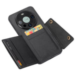 Custodia magnetica per telefono con doppia fibbia, For Huawei Mate 60 Pro, For Huawei nova 11 Pro, For Huawei nova 11