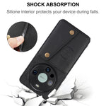 Custodia magnetica per telefono con doppia fibbia, For Huawei Mate 60 Pro, For Huawei nova 11 Pro, For Huawei nova 11
