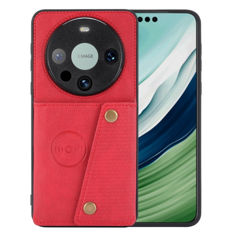 Custodia magnetica per telefono con doppia fibbia, For Huawei nova 13 Pro, For Huawei Pura 70 Pro, For Huawei Pura 70, For Huawei Mate 60