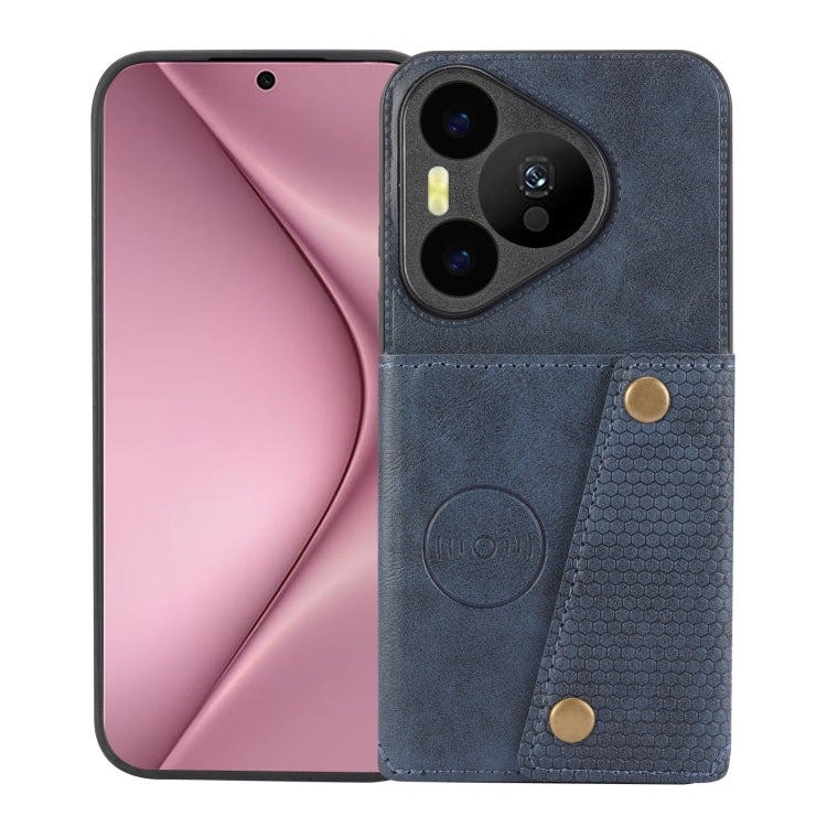 Custodia magnetica per telefono con doppia fibbia, For Huawei nova 13 Pro, For Huawei Pura 70 Pro, For Huawei Pura 70, For Huawei Mate 60