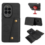 Custodia magnetica per telefono con doppia fibbia, For Huawei nova 13 Pro, For Huawei Pura 70 Pro, For Huawei Pura 70, For Huawei Mate 60