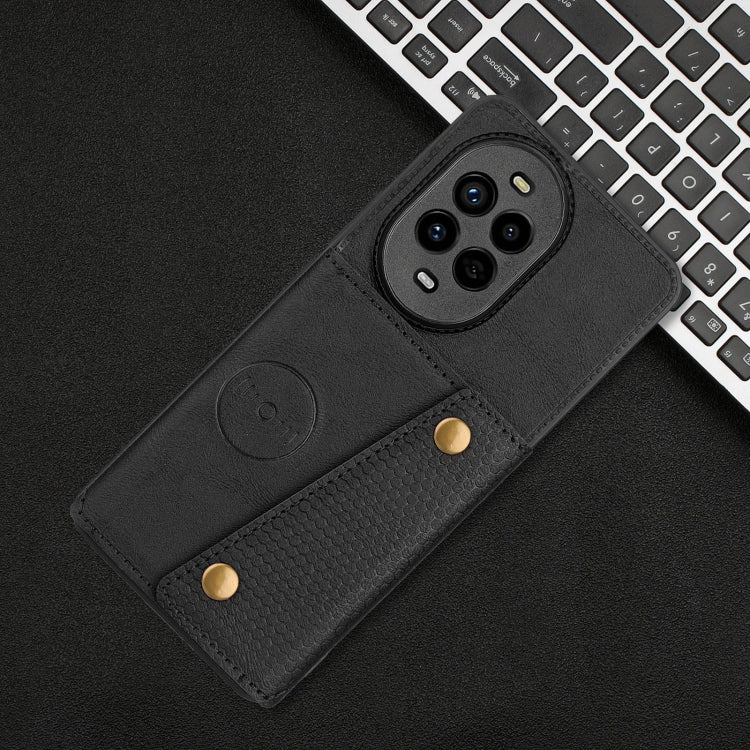 Custodia magnetica per telefono con doppia fibbia, For Huawei nova 13 Pro, For Huawei Pura 70 Pro, For Huawei Pura 70, For Huawei Mate 60