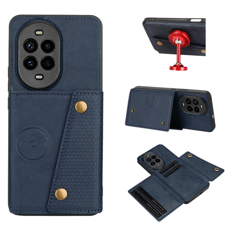 Custodia magnetica per telefono con doppia fibbia, For Huawei nova 13 Pro, For Huawei Pura 70 Pro, For Huawei Pura 70, For Huawei Mate 60