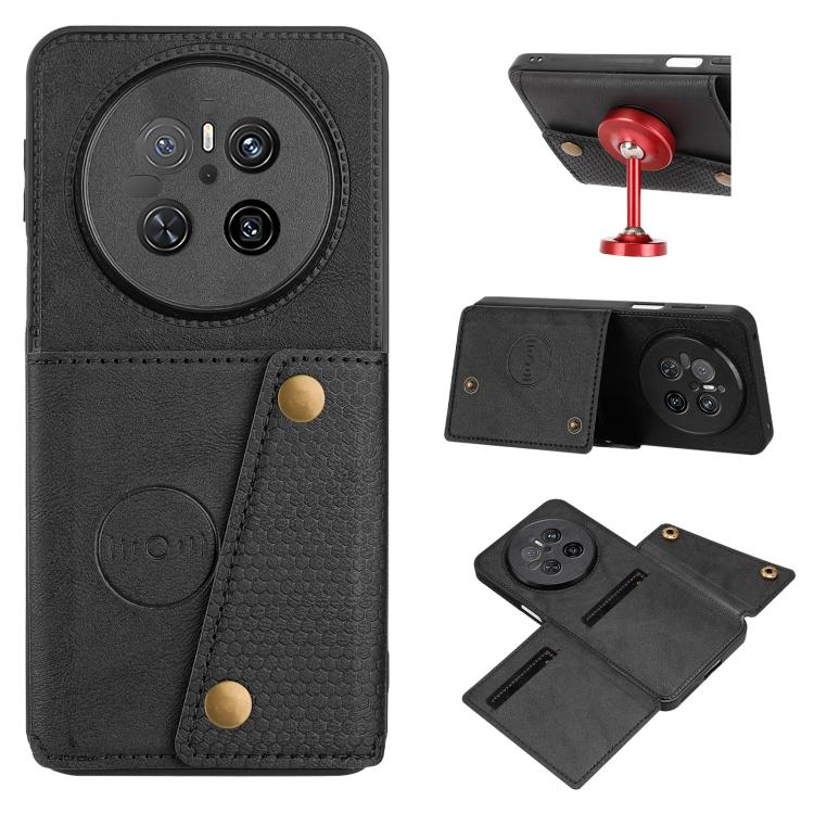 Custodia magnetica per telefono con doppia fibbia, For Huawei nova 14 Pro, For Huawei nova 14, For Huawei Mate 70 Pro / 70 Pro+, For Huawei Mate 70