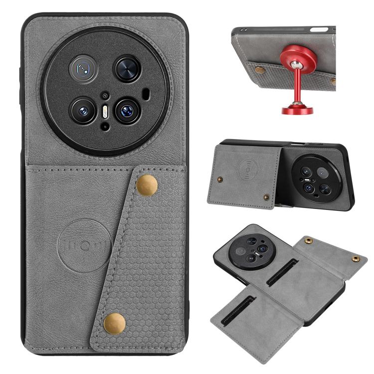 Custodia magnetica per telefono con doppia fibbia, For Huawei nova 14 Pro, For Huawei nova 14, For Huawei Mate 70 Pro / 70 Pro+, For Huawei Mate 70