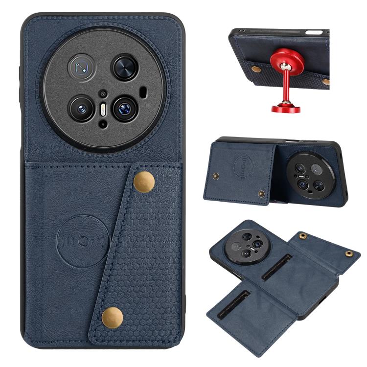 Custodia magnetica per telefono con doppia fibbia, For Huawei nova 14 Pro, For Huawei nova 14, For Huawei Mate 70 Pro / 70 Pro+, For Huawei Mate 70
