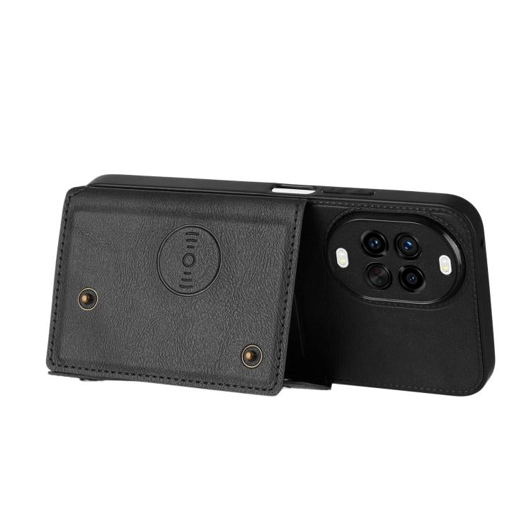 Custodia magnetica per telefono con doppia fibbia, For Huawei nova 14 Pro, For Huawei nova 14, For Huawei Mate 70 Pro / 70 Pro+, For Huawei Mate 70