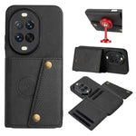 Custodia magnetica per telefono con doppia fibbia, For Huawei Pura 80 Ultra, For Huawei Pura 80 Pro / 80 Pro+, For Huawei Pura 80, For Huawei nova 14 Ultra