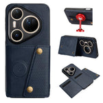Custodia magnetica per telefono con doppia fibbia, For Huawei Pura 80 Ultra, For Huawei Pura 80 Pro / 80 Pro+, For Huawei Pura 80, For Huawei nova 14 Ultra