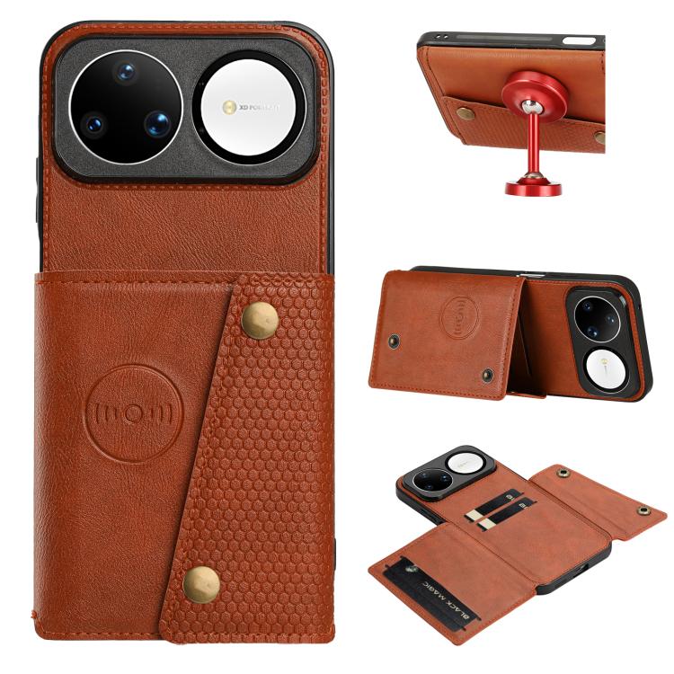 Custodia magnetica per telefono con doppia fibbia, For Huawei Pura 90 Pro Max 5G, For Huawei Pura 90 Pro 5G, For Huawei Pura 90 5G, For Huawei nova 15 Ultra 5G