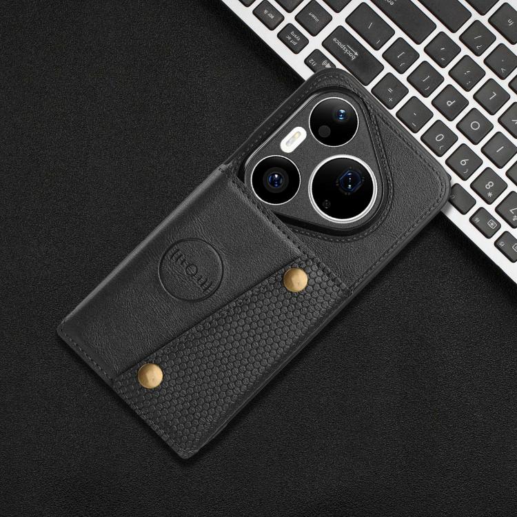 Custodia magnetica per telefono con doppia fibbia, For Huawei Pura 90 Pro Max 5G, For Huawei Pura 90 Pro 5G, For Huawei Pura 90 5G, For Huawei nova 15 Ultra 5G