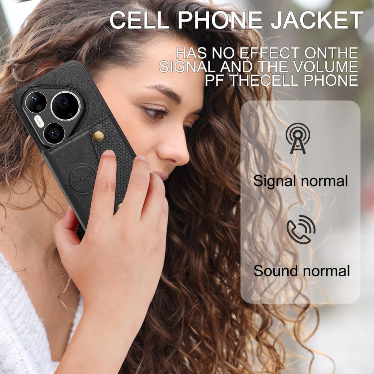 Custodia magnetica per telefono con doppia fibbia, For Huawei Pura 90 Pro Max 5G, For Huawei Pura 90 Pro 5G, For Huawei Pura 90 5G, For Huawei nova 15 Ultra 5G