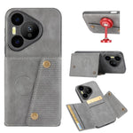 Custodia magnetica per telefono con doppia fibbia, For Huawei Pura 90 Pro Max 5G, For Huawei Pura 90 Pro 5G, For Huawei Pura 90 5G, For Huawei nova 15 Ultra 5G