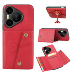 Custodia magnetica per telefono con doppia fibbia, For Huawei Pura 90 Pro Max 5G, For Huawei Pura 90 Pro 5G, For Huawei Pura 90 5G, For Huawei nova 15 Ultra 5G