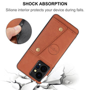 Custodia magnetica per telefono con doppia fibbia, For Xiaomi Redmi Note 12 4G Global, For Xiaomi Redmi Note 12 Turbo/Poco F5, For Xiaomi Redmi Note 12S 4G, For Xiaomi Redmi K40S / Poco F4