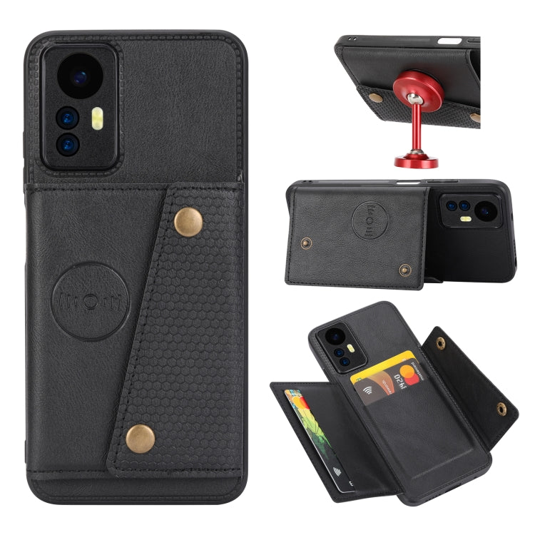 Custodia magnetica portafoglio per Xiaomi Redmi 12 4G