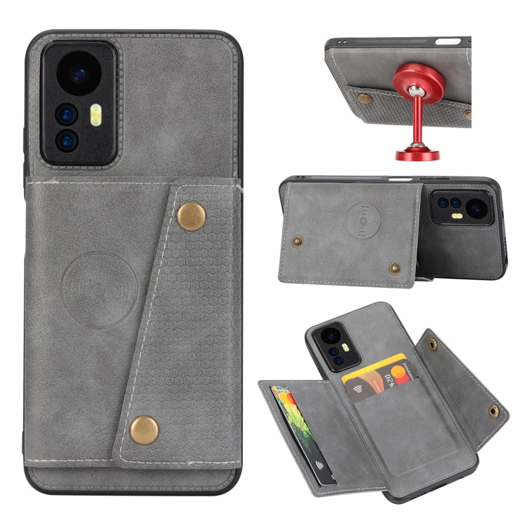Custodia magnetica portafoglio per Xiaomi Redmi 12 4G