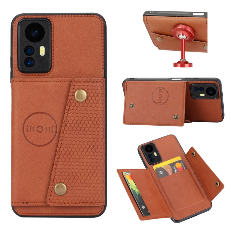 Custodia magnetica portafoglio per Xiaomi Redmi 12 4G